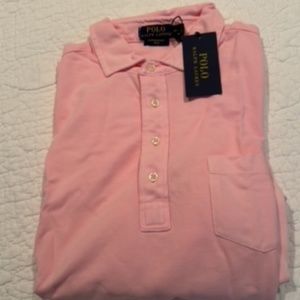 Ralph lauren Polo  long sleeve pink pullover shirt